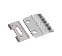 Pares de Tondeuse de Remplacement Professionnel, 4x4,5 Cm avec Vis de Coiffure électrique Blades à Cheveux Clipper Pièces de Pièces pour la Coupe de Cheveux Humides et Secs