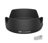 Paresoleil tulipe pour Canon RF 50 mm f1.8 STM sur appareil photo EOS R6 R5 RP R Paresoleil réversible de remplacement pour Canon ES65B Compatible avec filtres 43 mm et bouchon d'objectif 43