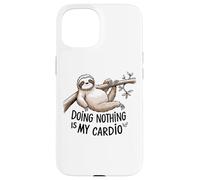 Paresseux amant de dormir est mon cardio drôle paresseux citation Coque pour iPhone 15