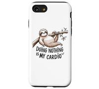 Paresseux amant de dormir est mon cardio drôle paresseux citation Coque pour iPhone SE (2020) / 7 / 8