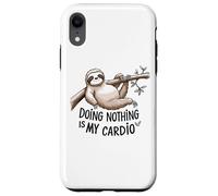 Paresseux amant de dormir est mon cardio drôle paresseux citation Coque pour iPhone XR