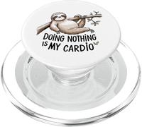Paresseux amant de dormir est mon cardio drôle paresseux citation PopSockets PopGrip pour MagSafe