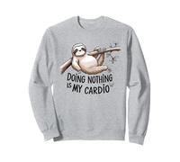 Paresseux amant de dormir est mon cardio drôle paresseux citation Sweatshirt