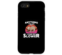 Paresseux amusant paresseux Anything You Can Do I Can Do Slower Coque pour iPhone SE (2020) / 7 / 8
