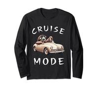 Paresseux animal conduite voiture mode croisière vacances cadeau homme femme Manche Longue