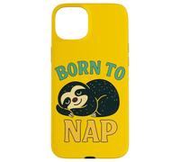 Paresseux Born to Nap Motif Paresseux Coque pour iPhone 15 Plus