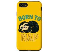 Paresseux Born to Nap Motif Paresseux Coque pour iPhone SE (2020) / 7/8