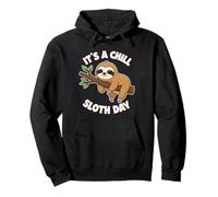 Paresseux Branche Chill Jour Detendu Cartoon Sweat à Capuche