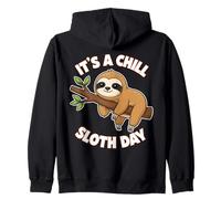 Paresseux Branche Chill Jour Detendu Cartoon Sweat à Capuche
