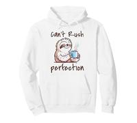 Paresseux café No Rush drôle Disant Perfection Blague Sarcastique Sweat à Capuche