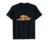 Paresseux Dormant sur Le Sol T-Shirt Graphique avec Valeur