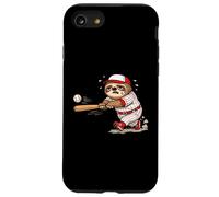 Paresseux drôle en Tant Que Joueur de Baseball Coque pour iPhone SE (2020) / 7/8