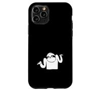 Paresseux Drôle Hausser Épaules Mème Je Sais Pas Coque pour iPhone 11 Pro