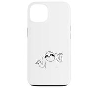 Paresseux Drôle Hausser Épaules Mème Je Sais Pas Coque pour iPhone 13