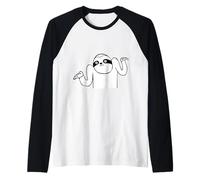 Paresseux Drôle Hausser Épaules Mème Je Sais Pas Manche Raglan