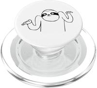 Paresseux Drôle Hausser Épaules Mème Je Sais Pas PopSockets PopGrip pour MagSafe