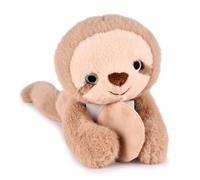 Histoire D’Ours - Doudou Peluche Paresseux Beige Aimanté 30 cm - Collection Podcoll - Compagnon Réconfortant à Poser sur l’Épaule - Idée Cadeau Naissance Mixte pour Enfant Fille ou Garçon - HO3358