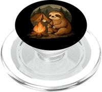 Paresseux Griller des guimauves et Un feu de Camp ; drôle PopSockets PopGrip pour MagSafe