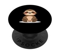 Paresseux Mignon Assis en Position du Lotus PopSockets PopGrip Adhésif