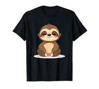 Paresseux Mignon Assis en Position du Lotus T-Shirt
