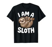 Paresseux mignon et décontracté sur une branche T-Shirt