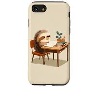 Paresseux Mignon étudiant Les Enseignants et Les élèves pour la rentrée Scolaire Coque pour iPhone SE (2020) / 7/8