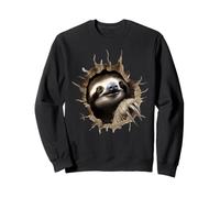 Paresseux Mignon Qui Regarde Les Amoureux des Animaux Sauvages Sweatshirt