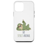 Paresseux mon animal spirituel, Let's Chill and Relax, cadeau amusant Coque pour iPhone 12 mini