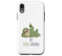 Paresseux mon animal spirituel, Let's Chill and Relax, cadeau amusant Coque pour iPhone XR