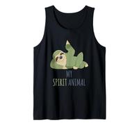 Paresseux mon animal spirituel, Let's Chill and Relax, cadeau amusant Débardeur