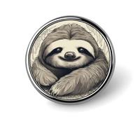 Paresseux, mon animal totem : badges ronds transparents vierges, épingles pour projets créatifs, accessoires pour la fabrication de badges