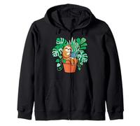 Paresseux Pot Monstera Plante botanique Sweat à Capuche