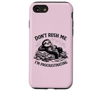 Paresseux procrastinant Don't Rush Me Lazy Animal Relaxed Coque pour iPhone SE (2020) / 7/8
