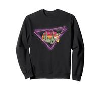 Paresseux rétro Vaporwave vintage années 80 Zoologiste amoureux des animaux Sweatshirt