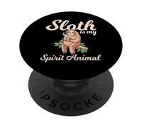 Paresseux Sloth is My Spirit Animal PopSockets PopGrip Adhésif