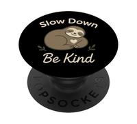 Paresseux Slow Life Paresseux Yoga Ethique Vie Anti-Hustle PopSockets PopGrip Adhésif