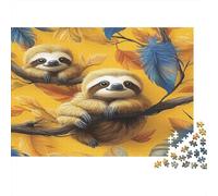 Paresseux sur Une branchePuzzles pour Adultes 38x26cm/1000pcs,Jeux De Défi