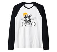 Paresseux Tandem Surf Coucher de Soleil rétro Manche Raglan