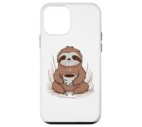 Paresseux Tasse de café Grains Caféine Espresso Coque pour iPhone 12 Mini