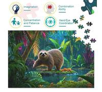 paresseux1000 Pieces Jigsaw Puzzles for Adults and Kids Family Game MystèreFun and Challenging for Home Decoration Great Cadeau Idea38x26cm/1000pcs