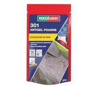 PAREXLANKO - Accélérateur de prise - 301 ANTIGEL POUDRE - Additif béton/mortier - Durcissement par temps froid - Non chloré - Jusqu’à 0°C - 350g
