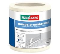 Parexlanko - Bande d’armature - Blanc - Pour pontage des angles et des micro-fissures - Étanche - Idéal pour entourage de douche ou baignoire - 10m (Lot de 6)