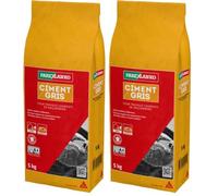 Parexlanko, Ciment Gris, Ciment pour scellements, joints et enduits, 5 kg (Lot de 2)
