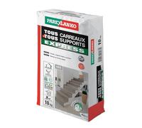 Parexlanko - Colle carrelage à séchage rapide - Tous Carreaux Tous Supports Express - Gris - Neuf et rénovation - Adhérence haute performance - 10kg