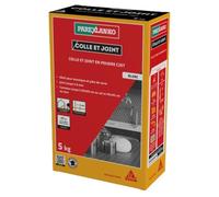 PAREXLANKO - Colle pour carrelage - Colle et Joint - Blanc - 5kg | 2 en 1 collage et jointoiement - Mosaïque et pâte de verre - Joints de 1 à 8 mm
