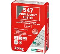 PAREXLANKO - Joint carrelage grande largeur - 547 PROLIJOINT RUSTIC - Mortier décoratif pour dallages, pierres naturelles, plaquettes - Joints 6 à 50 mm - Finition rustique - Hydrofugé - Granit - 25kg