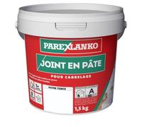 PAREXLANKO - Joint en pâte pour carrelage - Nero - 1,5kg | Prêt à l’emploi - Pour joints de 1 à 6mm - Idéal murs et plans de travail intérieurs - Application facile