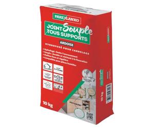PAREXLANKO - Joint Souple tous Supports - Ardoise - Joints de Carrelage de 2 à 15 mm Soumis à de Fortes Sollicitations - Neuf et Rénovation - Sol et Mur - Intérieur et Extérieur - 10 kg