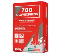 PAREXLANKO - Mortier de scellement - 700 CLAVEXPRESS - Gris - 25kg