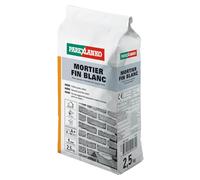 Parexlanko, Mortier Fin Blanc, Mortier pour travaux de finition, petits scellements et joints de maçonnerie, 2,5kg